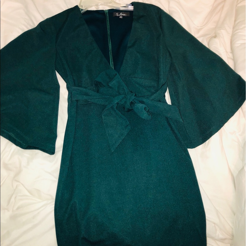 Forest Green Mid-Length Dress